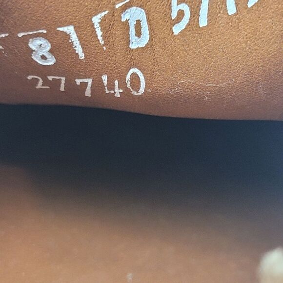 Allen Edmonds San Marco Mens 8 Brown Pebbled Leather Dress Shoes 5722 - Picture 9 of 11